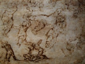 Études pour Saint Pierre martyr - Tiziano Vecelli